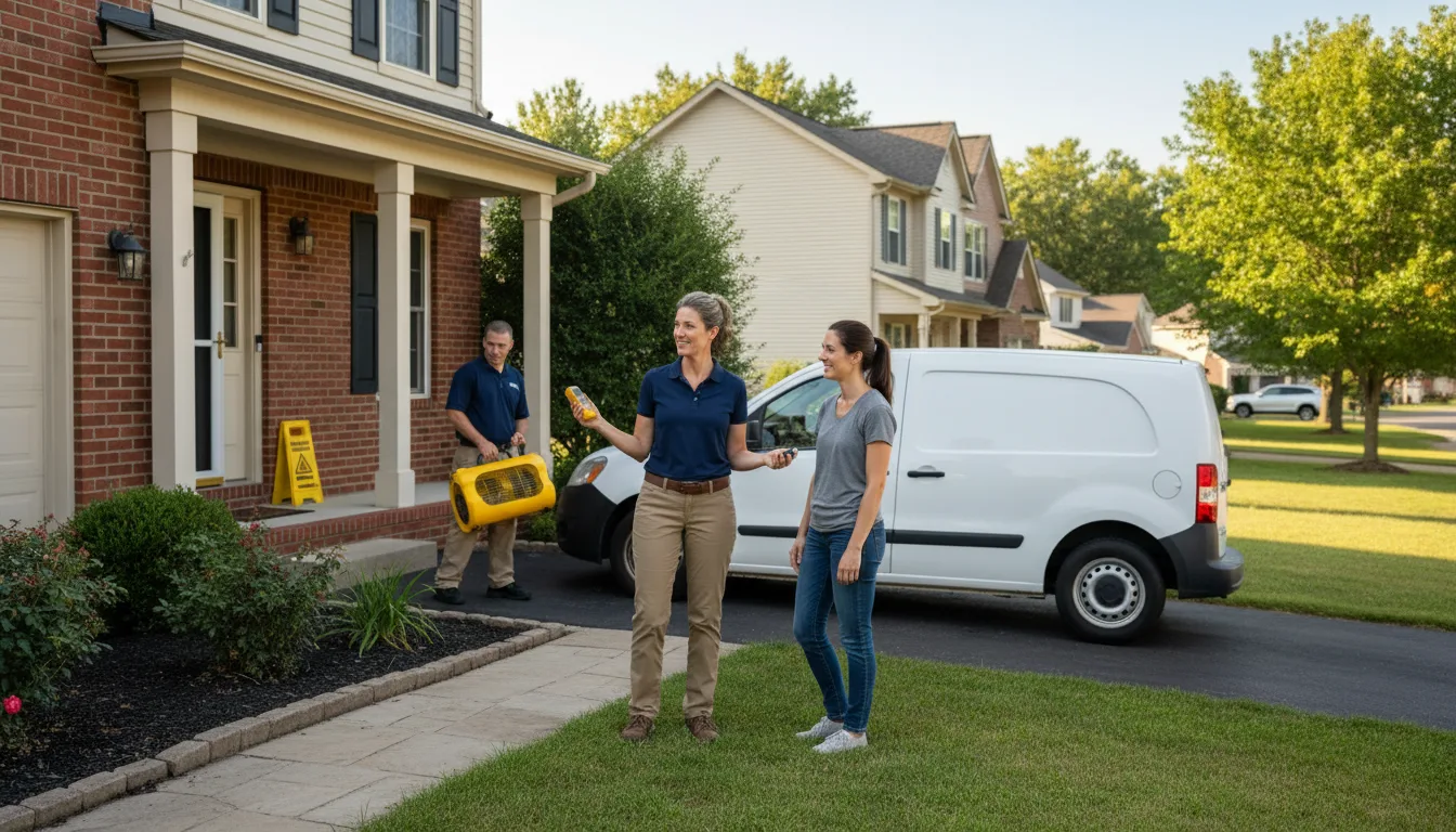Water restoration image for Water Damage & Restoration Services in Low Moor, VA